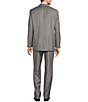 Color:Light Grey - Image 2 - Chicago Classic Fit Reverse Pleated Plaid 2-Piece Suit
