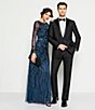 Color:Black - Image 4 - Chicago Classic Fit Pleated 2-Piece Tuxedo