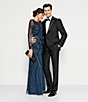Color:Black - Image 5 - Chicago Classic Fit Pleated 2-Piece Tuxedo