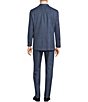 Color:Blue - Image 2 - Chicago Classic Fit Flat Front Performance Plaid 2-Piece Suit