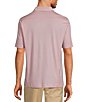 Color:Salmon - Image 2 - HartSoft Luxury Short Sleeve Printed Coatfront Shirt