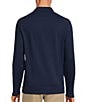 Color:Midnight - Image 2 - Luxury Performance Long Sleeve Quarter-Zip Solid Pullover