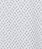 Color:White - Image 4 - Luxury Performance Printed Short Sleeve Knit Coatfront Shirt