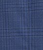 Color:Blue - Image 4 - New York Fit Blue Plaid Pattern Sport Coat