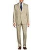 Color:Tan - Image 1 - Chicago Classic Fit Flat Front Performance 2-Piece Suit