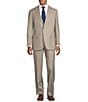 Color:Tan - Image 1 - Chicago Classic Fit Flat Front 2-Piece Suit