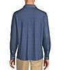 Color:Blue - Image 2 - State Street Essentials Albini 4FLEX Long Sleeve Solid Coat Front Shirt