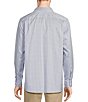 Color:White/Blue Multi - Image 2 - State Street Essentials Long Sleeve Spread Collar Checkered Sport Shirt