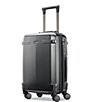 Color:Black/Gunmetal - Image 1 - Century Deluxe Hardside Carry-On Spinner Suitcase