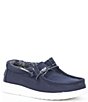 Color:Navy - Image 1 - Kids' Wally Canvas Washable Slip-Ons (Youth)