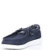 Color:Navy - Image 4 - Kids' Wally Canvas Washable Slip-Ons (Youth)