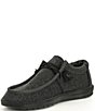 Color:Total Black - Image 4 - Men's Wally Sox Micro Washable Slip-Ons