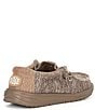 Color:Walnut - Image 2 - Boys' Wally Sport Knit Washable Slip-Ons (Toddler)