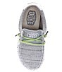 Color:Stone White - Image 5 - Boys' Wally Sox Washable Slip-Ons (Youth)