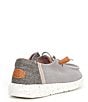 Color:Grey - Image 2 - Women's Wendy Washed Canvas Slip-Ons