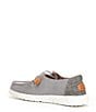 Color:Grey - Image 3 - Women's Wendy Washed Canvas Slip-Ons