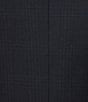 Color:Navy - Image 3 - Classic Fit 2-Reverse Pleat Plaid Pattern 2-Piece Suit