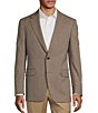 Color:Brown/Tan - Image 1 - Classic Fit Check Pattern Sport Coat