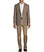 Color:Brown/Tan - Image 3 - Classic Fit Check Pattern Sport Coat