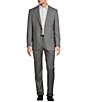Color:Grey/Blue - Image 3 - Classic Fit Check Windowpane Pattern Sport Coat