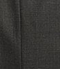 Color:Grey - Image 3 - Classic Fit Flat Front Sharkskin Pattern 2-Piece Suit