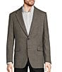 Color:Grey/Black - Image 1 - Classic Fit Houndstooth Pattern Sport Coat