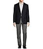 Color:Navy - Image 3 - Classic Fit Textured Pattern Sport Coat