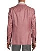 Color:Rose - Image 2 - Classic Fit Twill Pattern Sport Coat