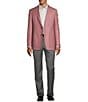 Color:Rose - Image 3 - Classic Fit Twill Pattern Sport Coat