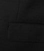 Color:Charcoal - Image 3 - Modern Fit Flat Front Notch Lapel Windowpane Pattern 2-Piece Suit