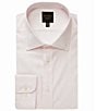 Color:Medium Pink - Image 1 - Modern-Fit Spread Collar Mini-Dot Woven Dress Shirt