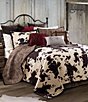 Color:Brown/Multi - Image 1 - Paseo Road by HiEnd Accents Cowhide Reversible Quilt Mini Set