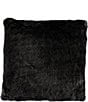 Color:Black - Image 1 - Oversized Faux Fur Arctic Bear Pillow