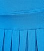 Color:Diva Blue - Image 4 - High Rise Pleated Tennis Skort