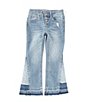 Color:Madelyn - Image 1 - Little Girls 4-6X High-Rise Flare-Leg Jeans