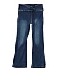 Color:Lima - Image 1 - Little Girls 4-6X Pull On Tulip Flare Jean
