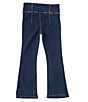 Color:Lima - Image 2 - Little Girls 4-6X Pull On Tulip Flare Jean