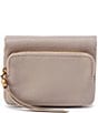 Color:Taupe - Image 1 - Fern Leather Bifold Wallet