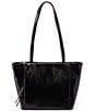 Color:Black - Image 1 - Haven Leather Tote Bag