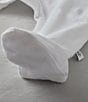 Color:Bright White - Image 3 - Baby Clothing - Baby Newborn - 9 Months Organic Cotton Footed Harem Pant 3-Pack
