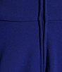 Color:Royal - Image 4 - Emma Bodice Double Hem Fit-And-Flare Dress