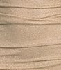 Color:Champagne - Image 4 - One Shoulder Glitter A-Symmetrical Dress