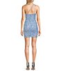 Color:Perry - Image 2 - Pattern Sequin One Shoulder Double Strap Bodycon Dress