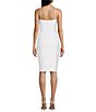 Color:White - Image 2 - Sleeveless Fitted Midi Dress