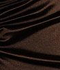 Color:Chocolate Brown - Image 4 - Spaghetti Strap V-Neck Ruched Faux Wrap Slit Hem Stretch Long Dress