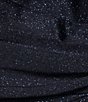Color:Navy - Image 4 - V-Neck Adjustable Bra Straps Surplus Glitter Knit Dress