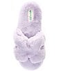 Color:Purple - Image 5 - H Band Plush Slippers