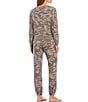 Color:Camo - Image 2 - Star Seeker Brushed Jersey Camo Coordinating Lounge Set