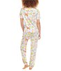 Color:Picnic Butterflies - Image 2 - Sweet Escape Butterfly Print Knit Pajama Set