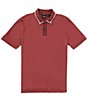 Color:Open Brown - Image 1 - BOSS Slim-Fit Phillip 36 Short Sleeve Polo Shirt